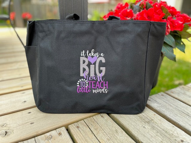 READY MADE Teacher Tote Bag - BIG HEART