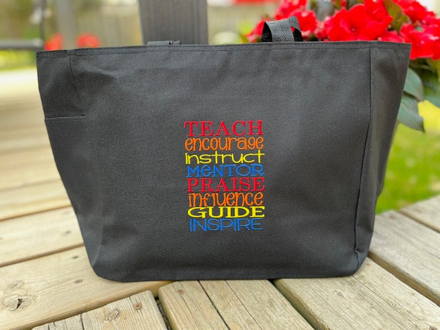 READY MADE Teacher Tote Bag - TEACH DESIGN
