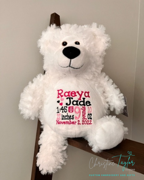 White Fuzzy Bear