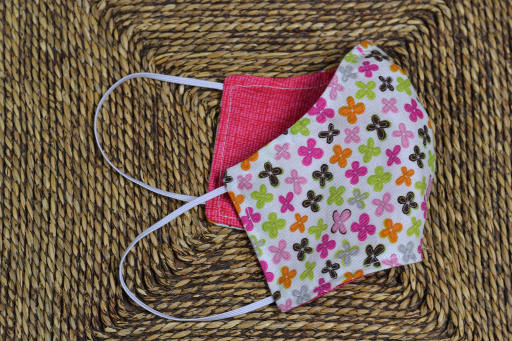 READY MADE Fabric Face Mask - Children's size (age 3 to 6 years)