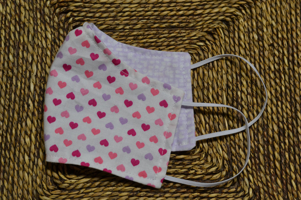 READY MADE Fabric Face Mask - Children's size (age 3 to 6 years)