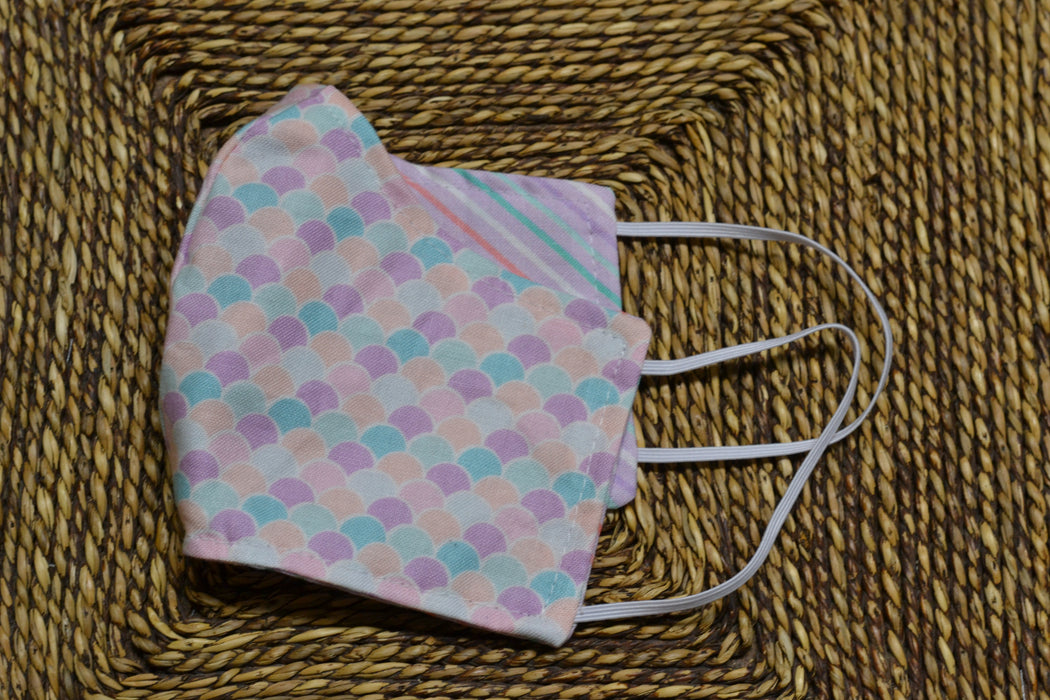 READY MADE Fabric Face Mask - Children's size (age 3 to 6 years)