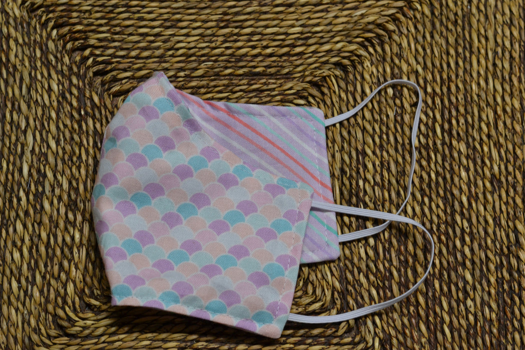 READY MADE Fabric Face Mask - Children's size (age 3 to 6 years)