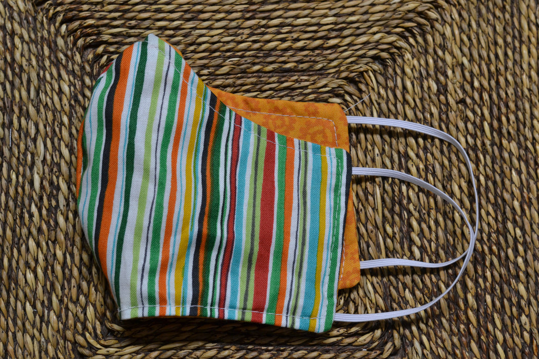 READY MADE Fabric Face Mask - Children's size (age 7 to 10 years)