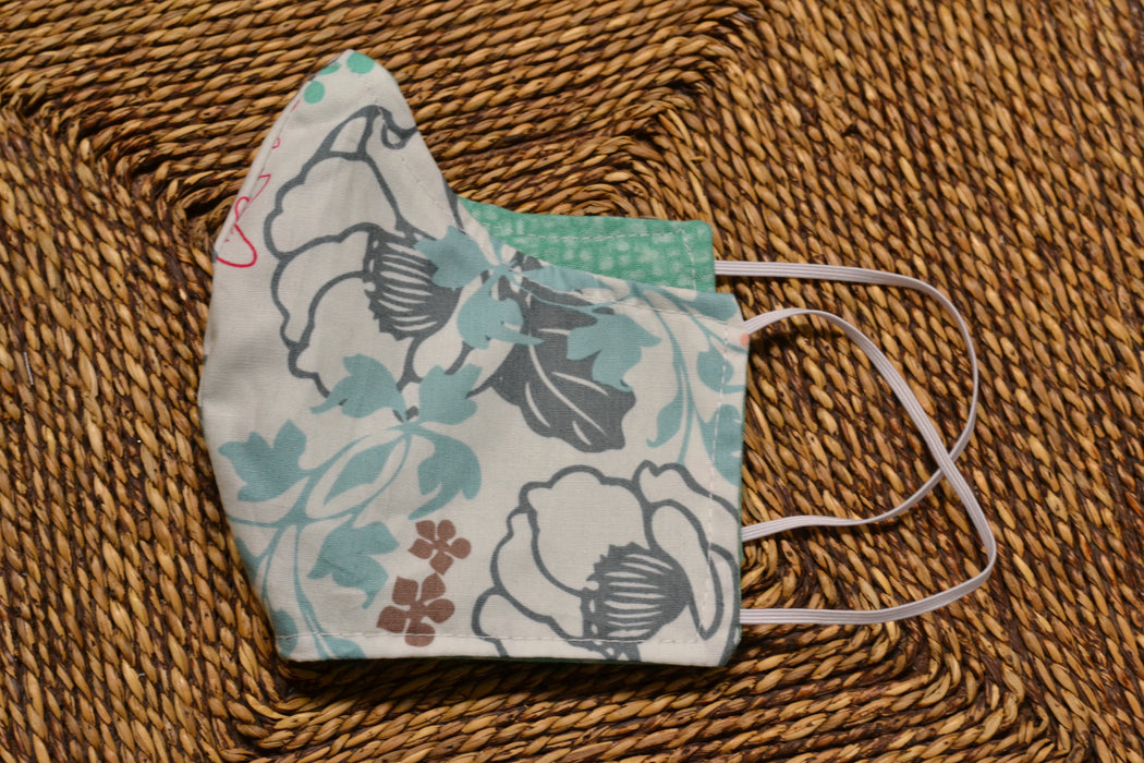READY MADE Fabric Face Mask - Women's size