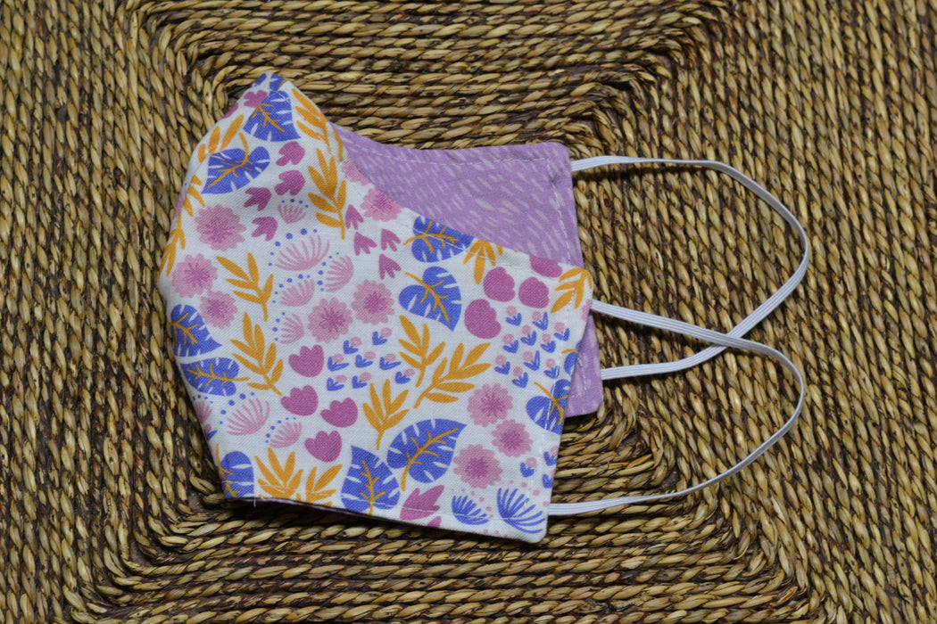 READY MADE Fabric Face Mask - Children's size (age 7 to 10 years)