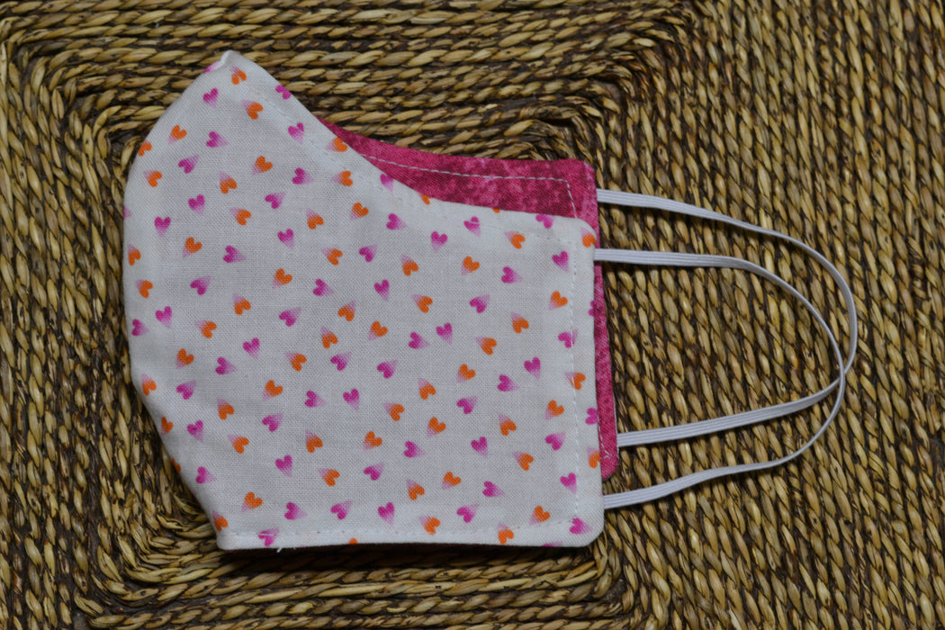 READY MADE Fabric Face Mask - Children's size (age 7 to 10 years)