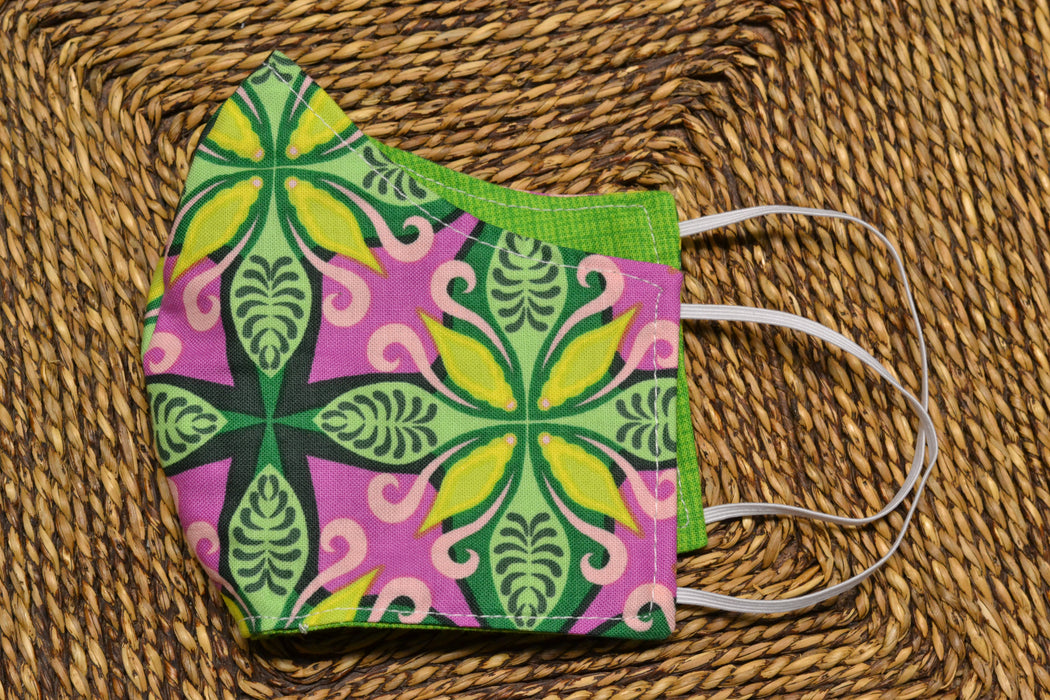 READY MADE Fabric Face Mask - Children's size (age 7 to 10 years)