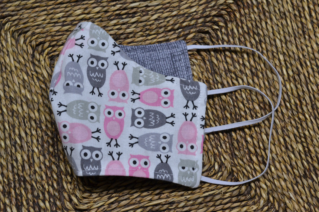 READY MADE Fabric Face Mask - Children's size (age 3 to 6 years)