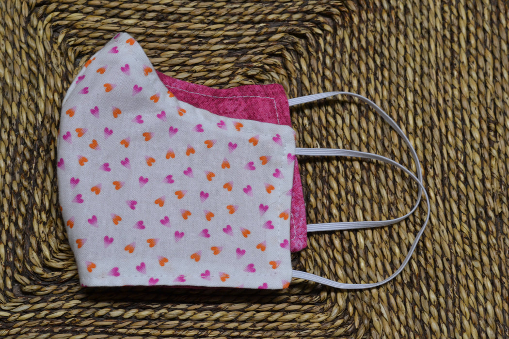 READY MADE Fabric Face Mask - Children's size (age 3 to 6 years)