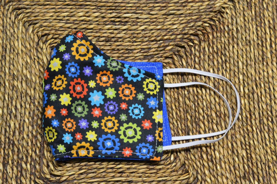 READY MADE Fabric Face Mask - Children's size (age 3 to 6 years)