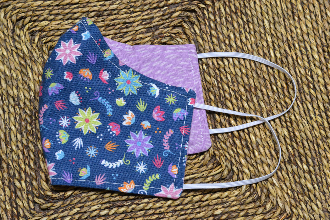 READY MADE Fabric Face Mask - Children's size (age 3 to 6 years)