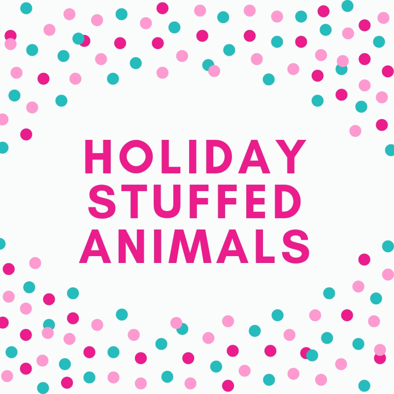 Holiday themed stuffed animals