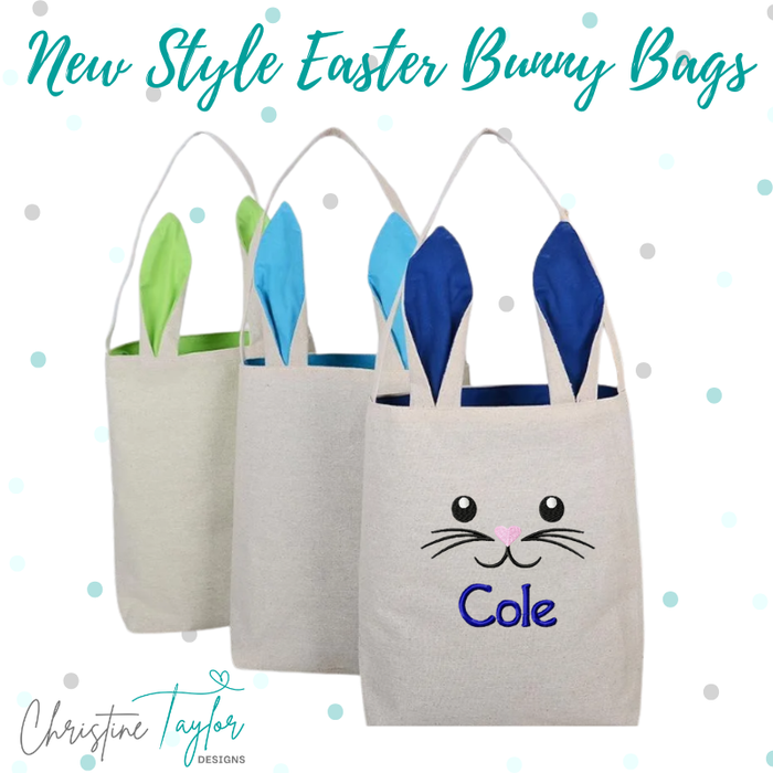Easter Bunny Bags - Linen Style NEW