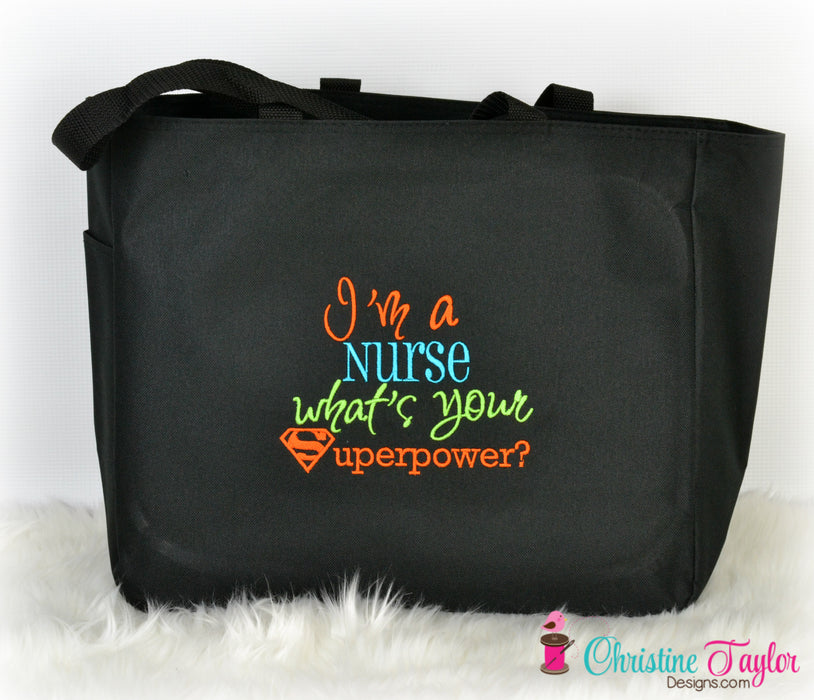 Nurse Superpower Tote Bag - Create your own