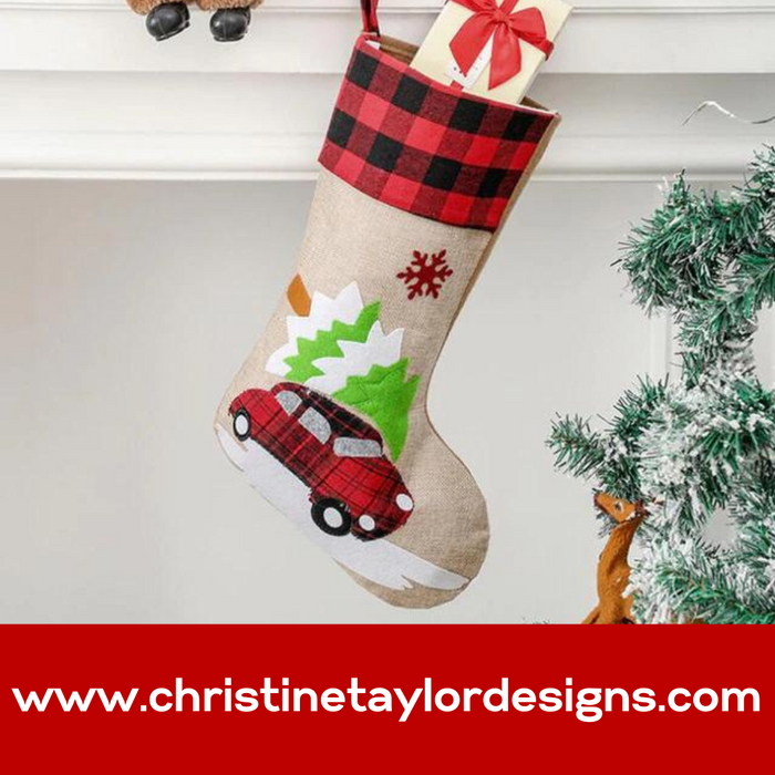 Plaid Character Stockings