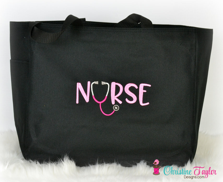 READY MADE - Nurse Tote Bag pink