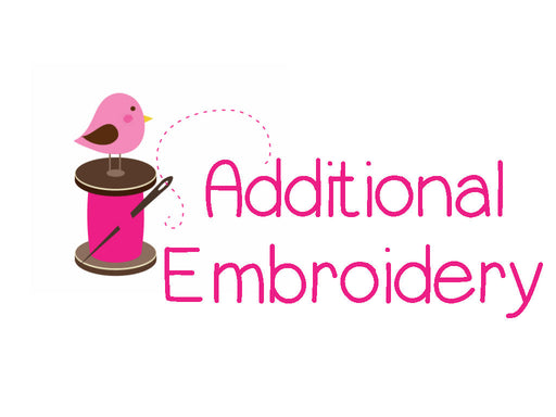 Additional Embroidery for Stuffies - Christine Taylor Designs