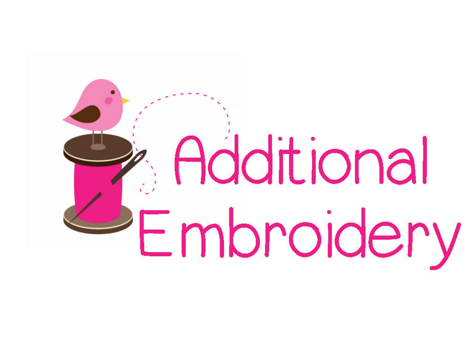 Additional Embroidery for Stuffies - Christine Taylor Designs