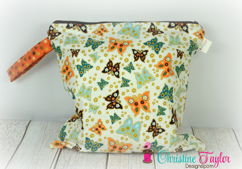Ready Made MEDIUM SIZE Wet Bag - Butterfly - Christine Taylor Designs