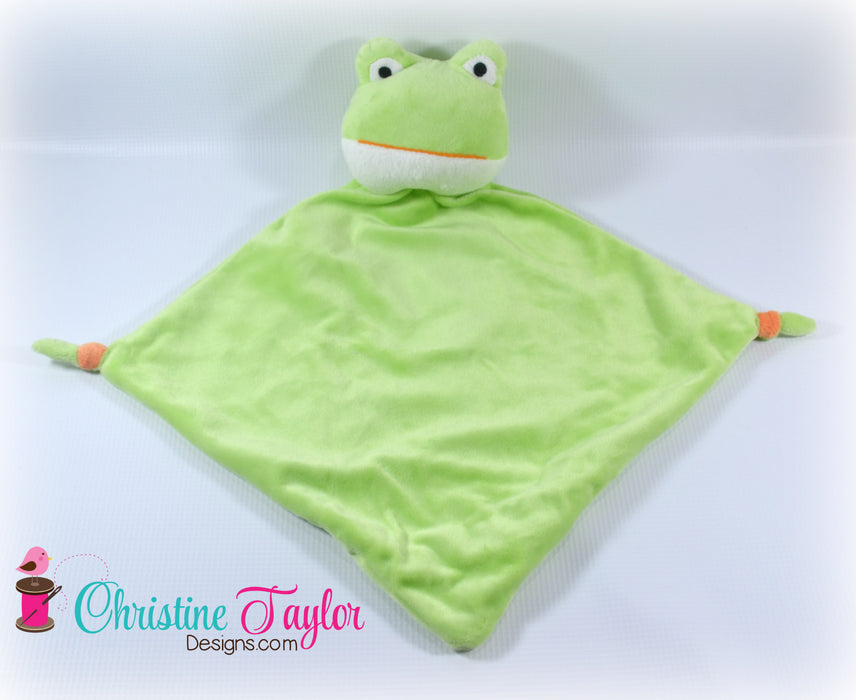 Frog - 13" Cuddle Blanket - Christine Taylor Designs
