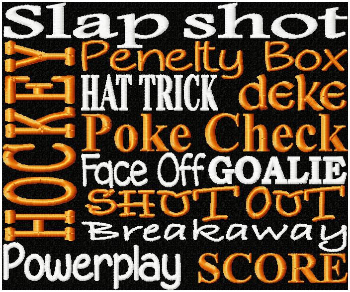 Hockey Mom Fleece Blanket - Hockey Words Design - Christine Taylor Designs
