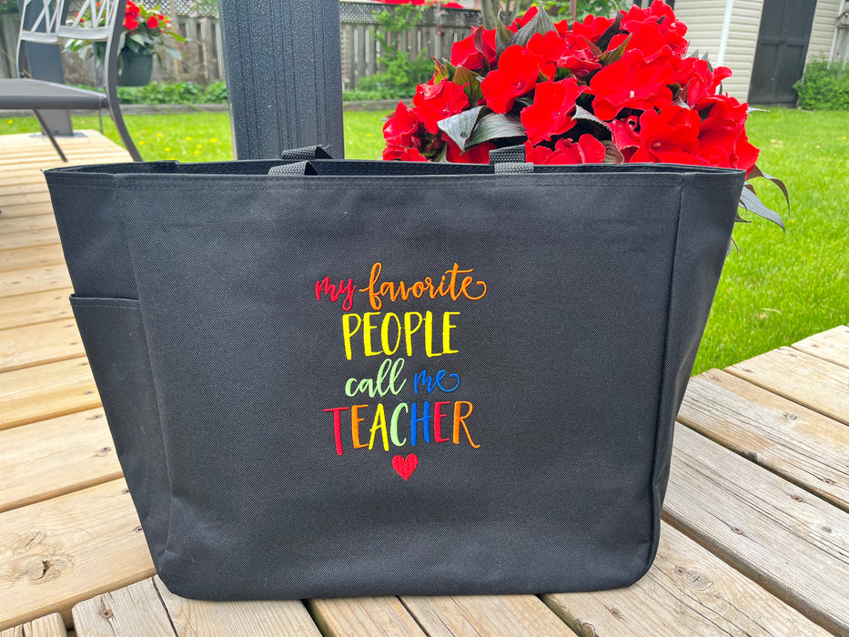 READY MADE Teacher Tote Bag - FAVORITE TEACHER