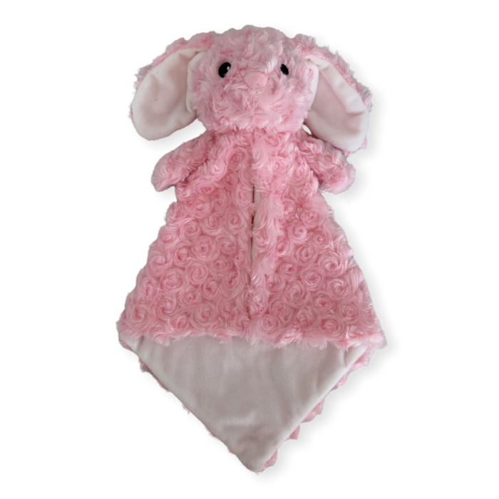 Pink Bunny - 14" Security Blanket - CLEARANCE