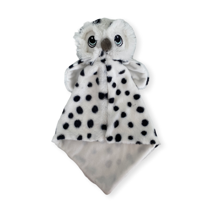 Snow Owl - 14" Security Blankie