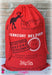 Personalized Santa Sacks - Reindeer Design RED SACK - Christine Taylor Designs