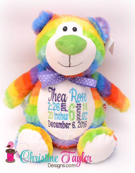 Rainbow Bear - Christine Taylor Designs