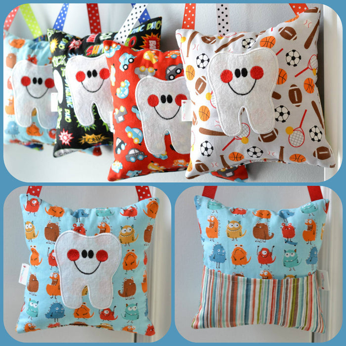 Ready Made Tooth Pillows  - Cars